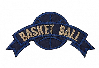 Термоаппликация "Basketball" синий